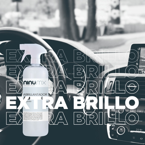 Imagen 4 de 6 de Abrillantador Almorol Autos Ninu 1 Litro Con Atomizador