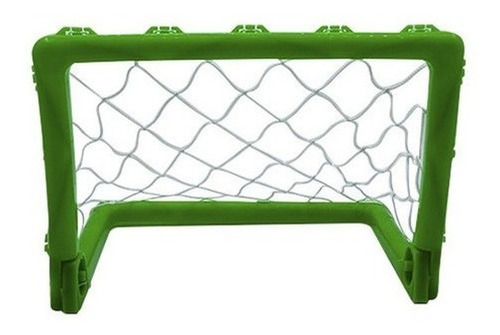 Mini Arcos De Fútbol Plegables Cancha Portátil + Balón Plást