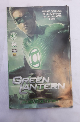 Revista Portfolio ** Green  Lantern ** 2011  Deteriorado