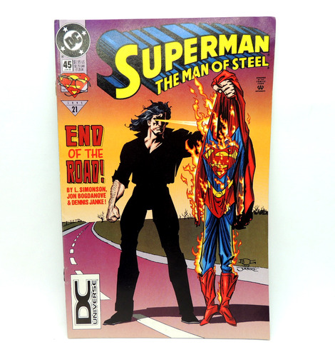 Superman The Man Of Steel Dc Universe #21 1995 Comic Madtoyz