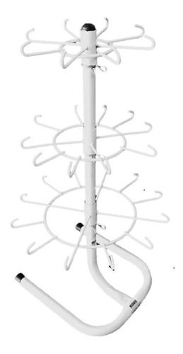 Imagem 1 de 2 de Expositor Para Chaveiros Bijuterias 3 Niveis 45 Cm Com 3