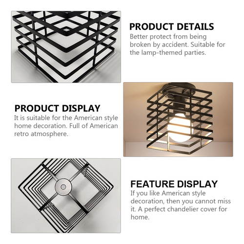 Luces Colgantes Lámpara Retro Minimalista De Hierro Lámpara