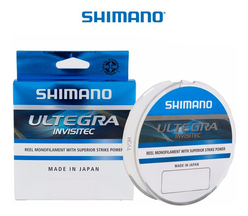 Linha Mono. Shimano Ultegra Invisitec 0,18mm 3,5kg - 300 Mts