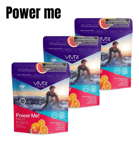 Vivri Power Me Ponche De Frutas 30porciones