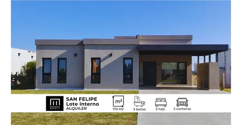 Casa En Alquiler En San Felipe, Canning, Ezeiza