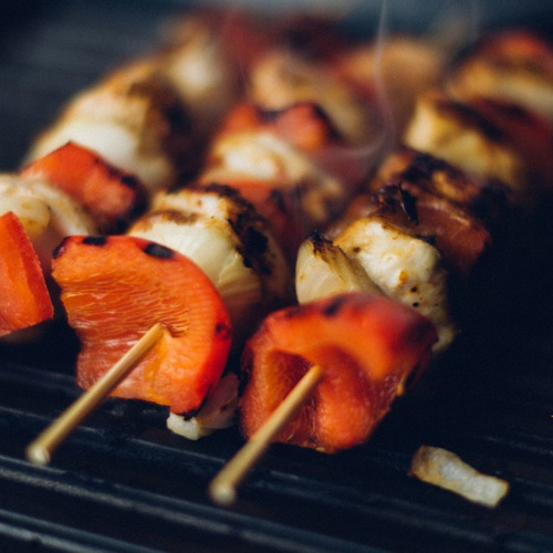 Imagem 5 de 6 de Carrinho De Churrasco De Espetinho Móvel Rodas Maciças Cefaz