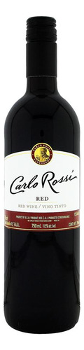 Vino Tinto Carlo Rossi Red 750 Ml