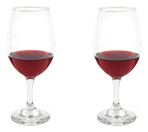 2 Copas De Vidrio Para Vino 590 Ml Copa California Color Cristal