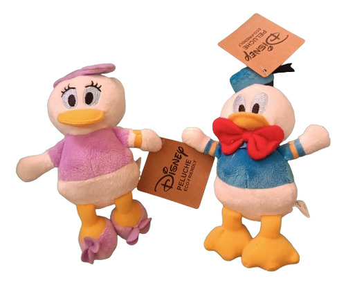 Pato Donald Y Pata Daysi Peluches Ecofriendly Original Intk