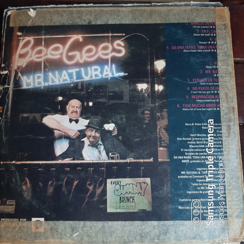 Vinilo Bee Gees Mr Natural Vbn Bi2