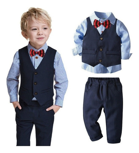 Conjunto Formal Traje Niño Bebe Fiesta Cumple 2,4,6,8 Años