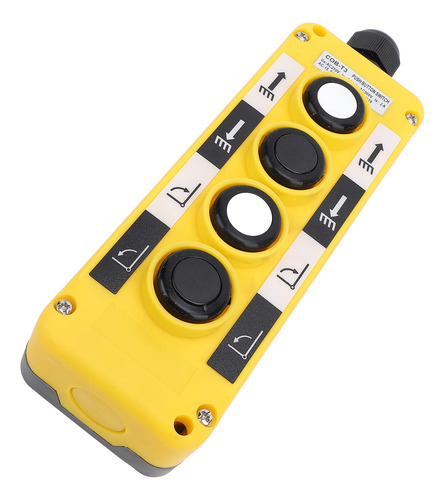 Botonera De Grúa Eléctrica Ip68 Con 4 Botones Pulsadores