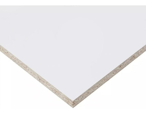 Lonja Melamina Aglomerado Blanca 2,8x0,45mts X 15 Mm Cortes 