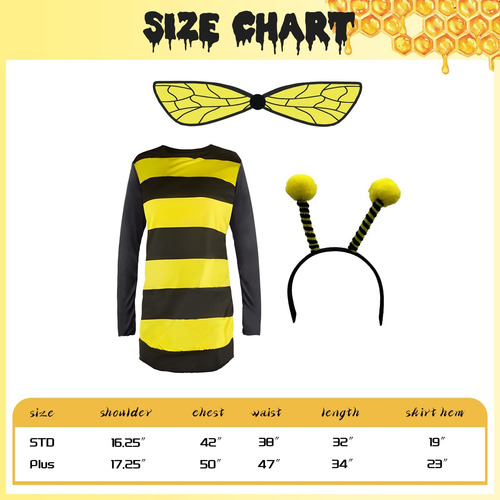 Xxlog Disfraz De Abeja Para Mujer, Abejorro, Divertido Anima