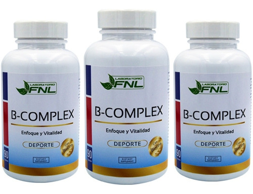 B Complex Vitaminas Grupo B 270 Caps Energía Vitalidad 