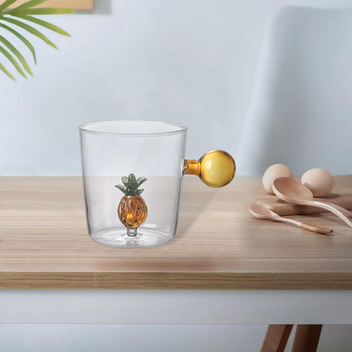 Zzz A * Taza De Café De Fruta De Vidrio De Una Sola Cubierta