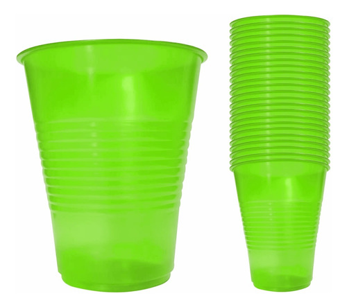 Vaso Neón Fiesta 16oz Desechable 120 Piezas Marca Primo Ne03