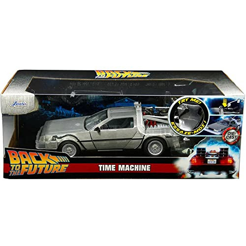 Jada Toys Bttf Parte I Máquina Del Tiempo Con Luz 1-24 Vehíc