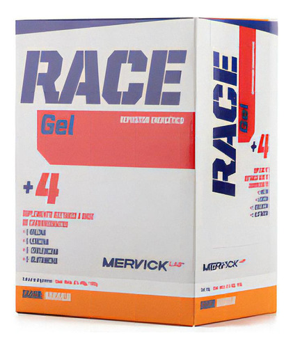 Gel Race Mervick Lab Repositor Energético Caja X12u. Naranja