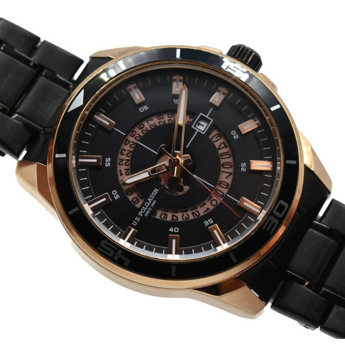 Reloj U.s. Polo Assn. Caballero Uscwm-48-0052 Negro