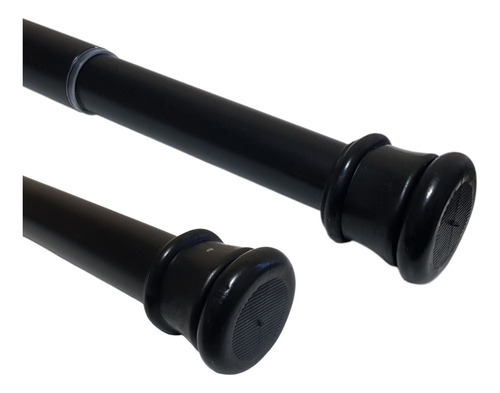 Barral Cortina Negro Extensible De 1,40 A 2,6mts Premium