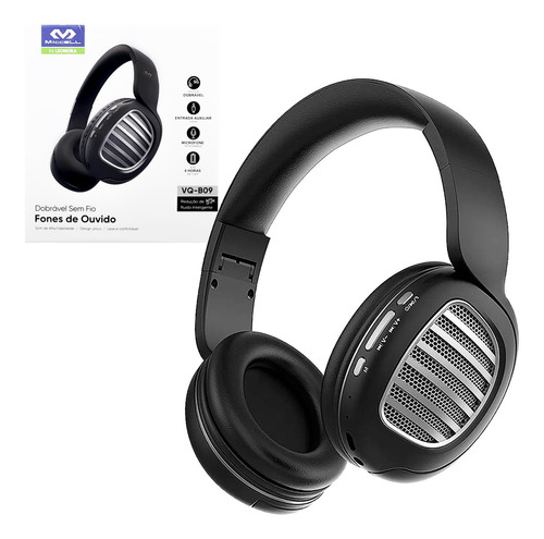 Fone De Ouvido Headset Bluetooth Energy B09 - Escolha A Cor Cor Preto