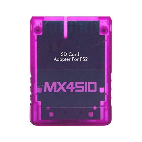 Adaptador De Memoria Para Ps2: Mx4sio-sio2sd (púrpura)