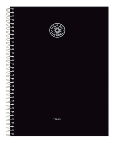 Caderno Universitário 10 Matérias Basico Capa Plástica