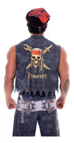 Fantasia Pirata Masculino Adulto, Magalu Empresas