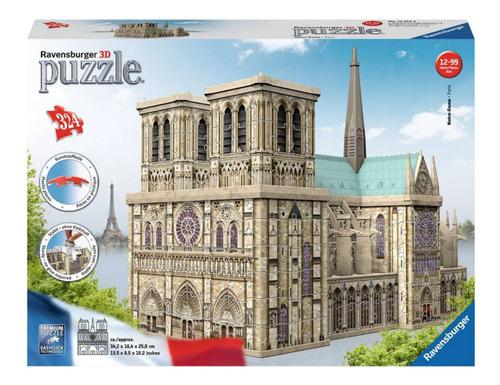 Puzzle 3d Notre Dame