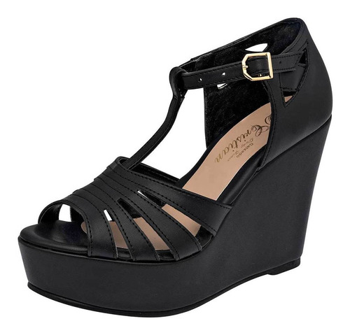 Sandalias Mujer D'cristian 831 Negro 108-480