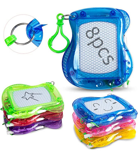 8pcs Mini Magnetic Drawing Board For Kids, Party Favors