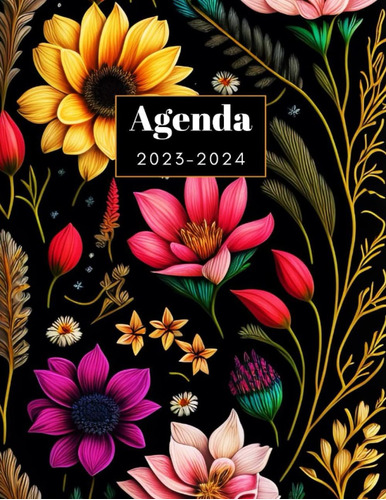 Libro: Agenda 2024 Semainier 18 Mois: Agenda Planificateur M