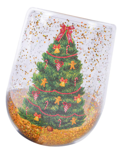 Taza De Cristal Con Forma De De Navidad, Taza De Té, Taza