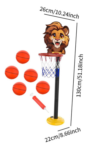 Juego De Aro De Baloncesto Para Niños, Red De Marrón