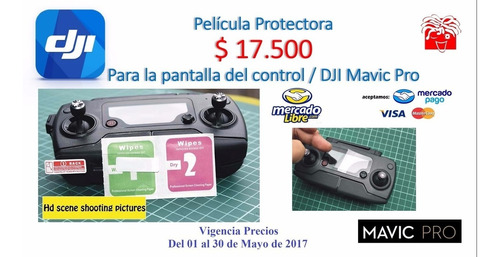 Película Protectora Para Pantalla Control / Dji Mavic Pro