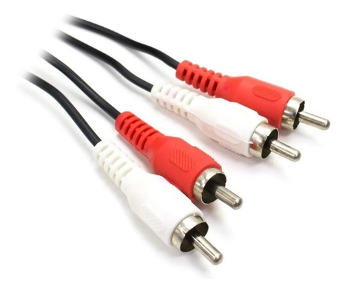 Imagen 1 de 1 de Cable Auxiliar Audio 2 Rca A 2 Rca Machos / 1 M