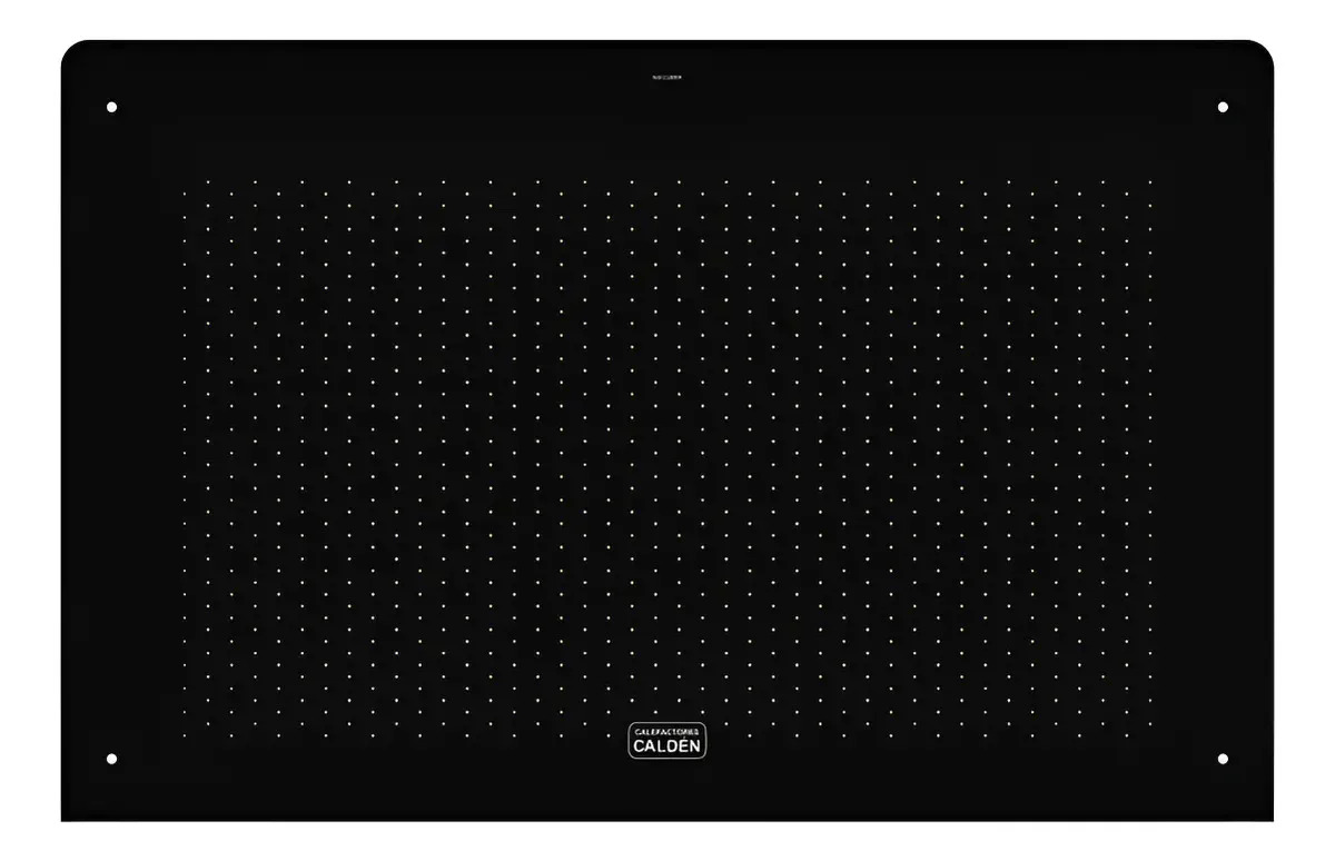 Calefactor Tiro Natural Calden 6000 Calorías Vidrio Gas Negro Gas Natural