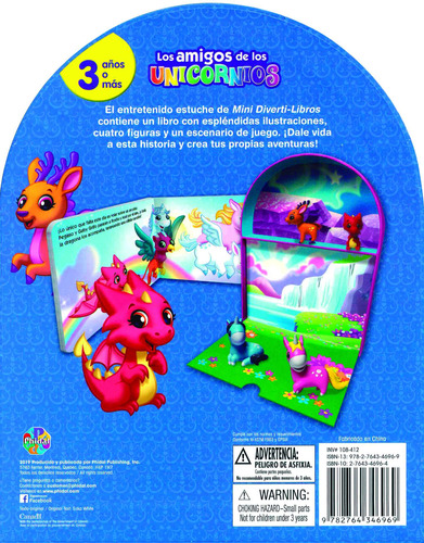 Mini Divertilibros: Unicornios 2, de White, Erika. Editorial Phidal, tapa dura en español, 2020