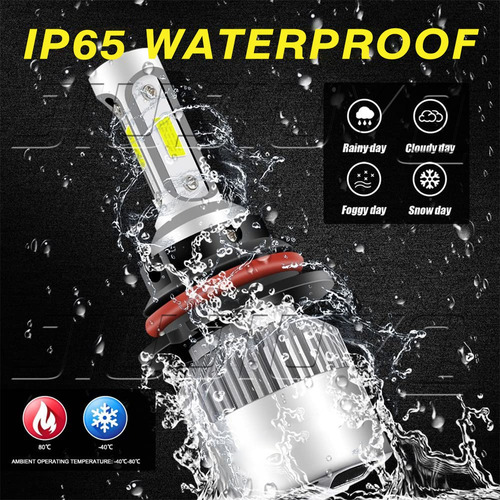 9007 Kit De Faros Led 16000lm Para 1999-05 Pontiac Grand Am