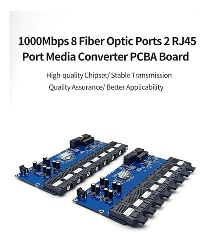 Olt  Conmutador De Fibra Gigabit Ethernet 8  Puertos Nuevo