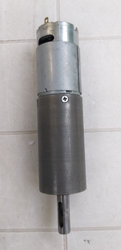 Imagen 3 de 4 de Motorreductor Caja Motor Reductor 12v 24v Eje 10mm