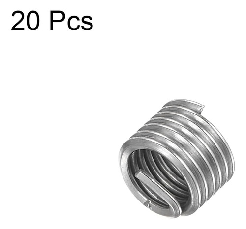 20pcs Insertos De Rosca De Alambre M6 X 1 1.5d 304 Acero Ino