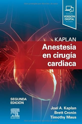 Libro Kaplan Anestesia En Cirugía Cardiaca 2ª Ed Spanish Edi