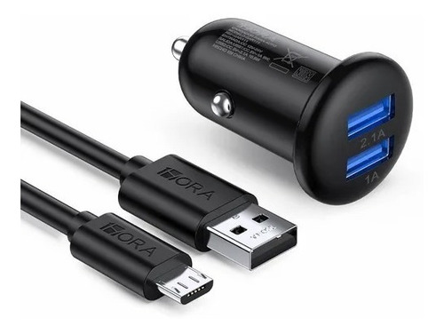 Cargador De Auto Carga Rápida Usb  1hora Original