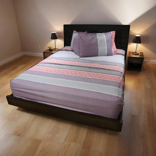 Juego De Sabanas Estampada Cama Doble 120 Hilos 30cms Alto 