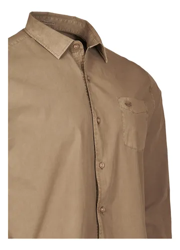 Camisa Algodón Orgánico Hombre Leeds Verde Rockford