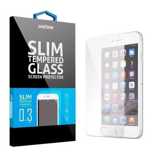 Protector Pantalla Vidrio Templado Wefone iPhone 6 Plus Slim