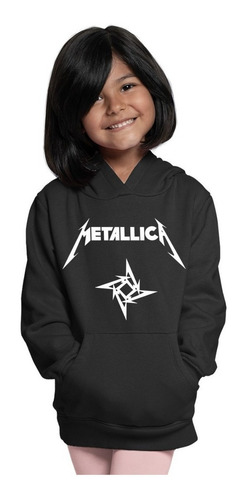 Imagen 2 de 3 de Pleron Estampado Niño Bandas / Metallica R494g494