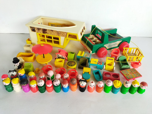 Little People Vintage Muebles Camión Set  Fisher Price 